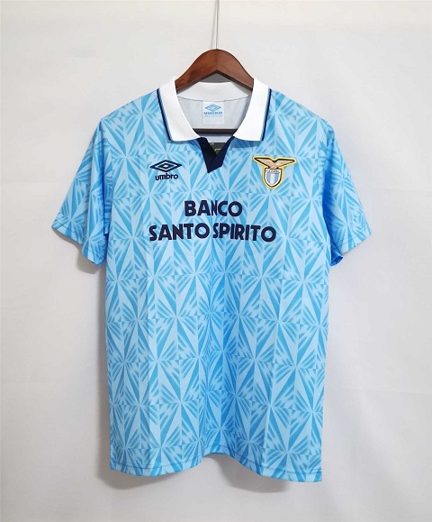 AAA Quality Lazio 91/92 Home Soccer Jersey